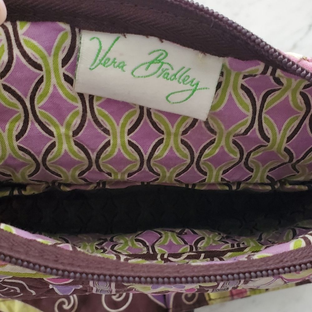 Vera Bradley Adjustable Purple Punch Bag - Picture 4 of 6
